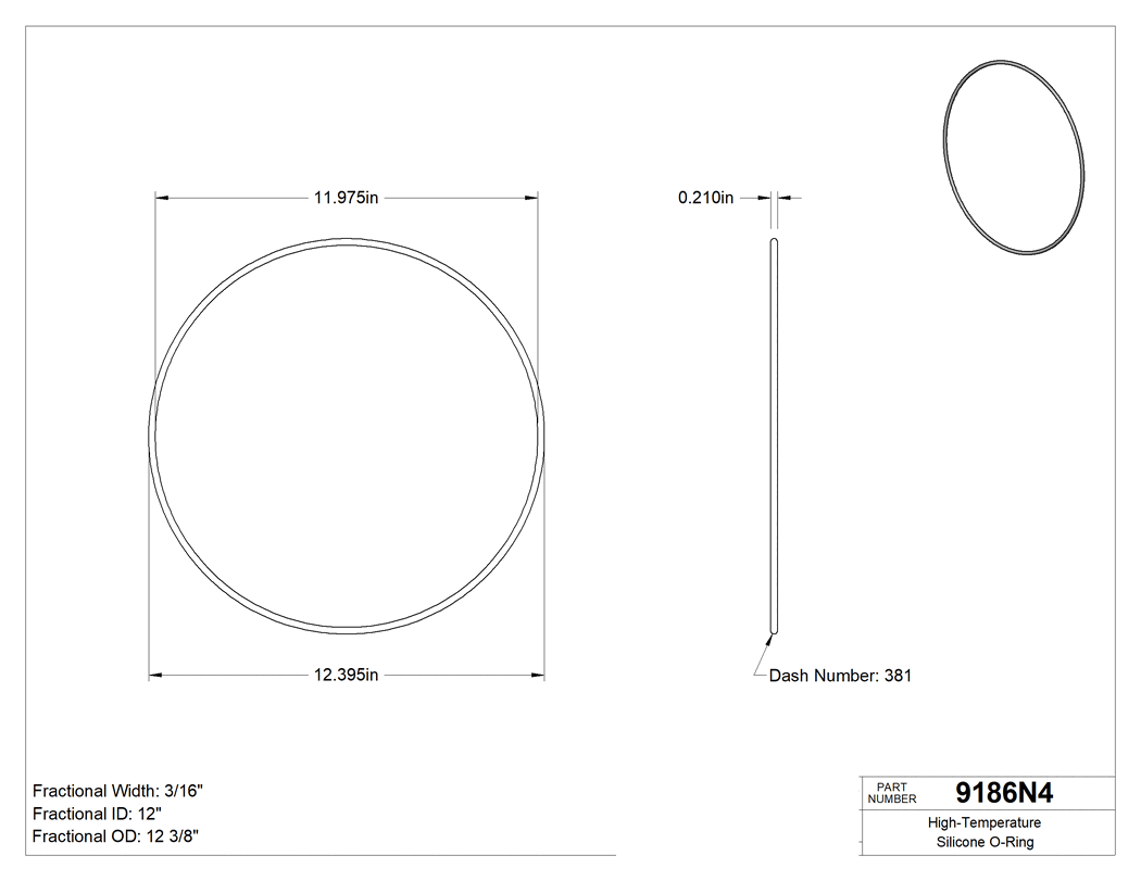 Technical drawing - 9186N4